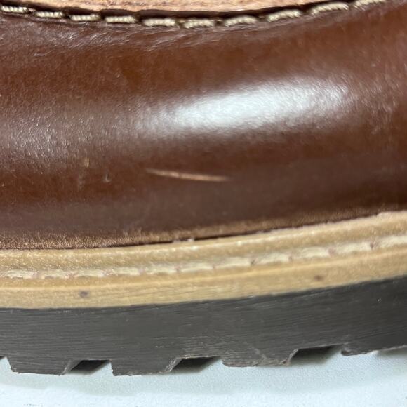 Clarks Hinsdale Mid Lace Up Chukka Boot Men 8.5 Brown Leather New - Picture 14 of 16